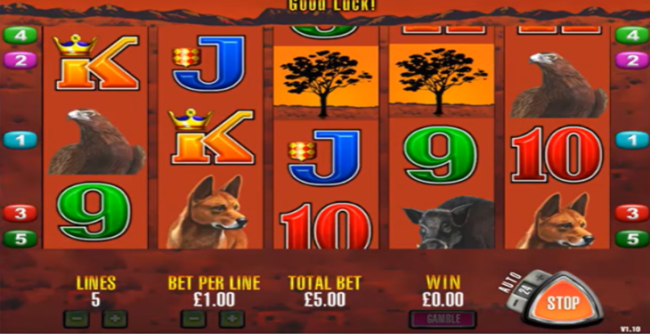 Big Red Pokie Machine start game